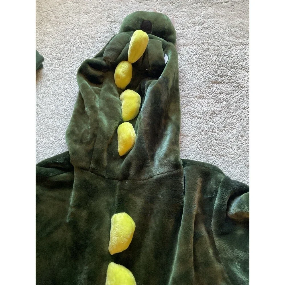 Silver Lilly Dinosaur GODZILLA Unionsuit Cosplay Halloween Costume Large